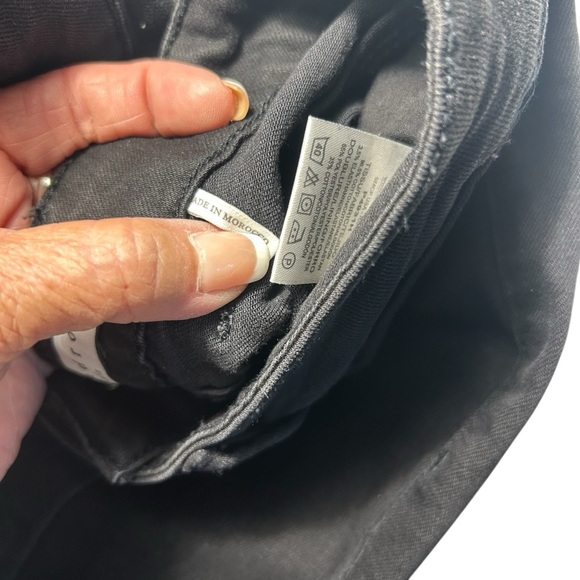 Sandro Paris Ankle Zip Mid Rise Slim Fit Jeans Sz 40 (28) - Picture 12 of 16